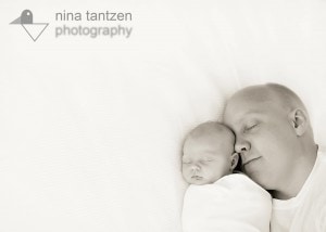 dad with newborn baby in singapore