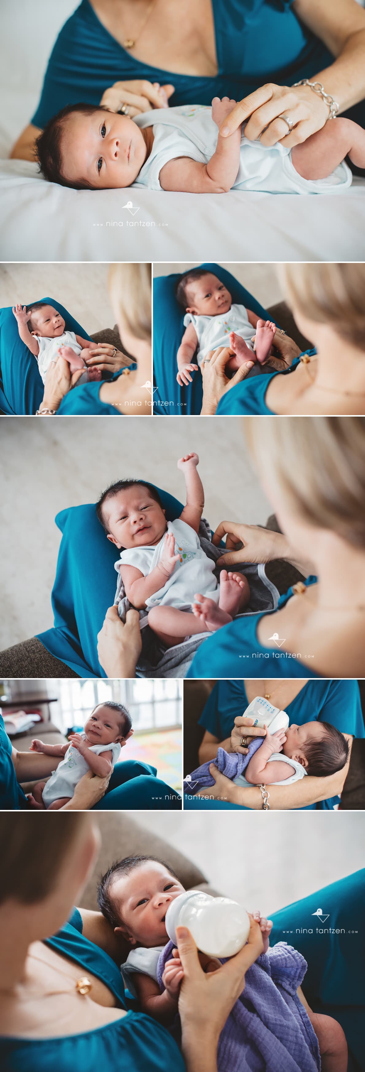 lifestyle portraits of a newborn baby boy in singapore
