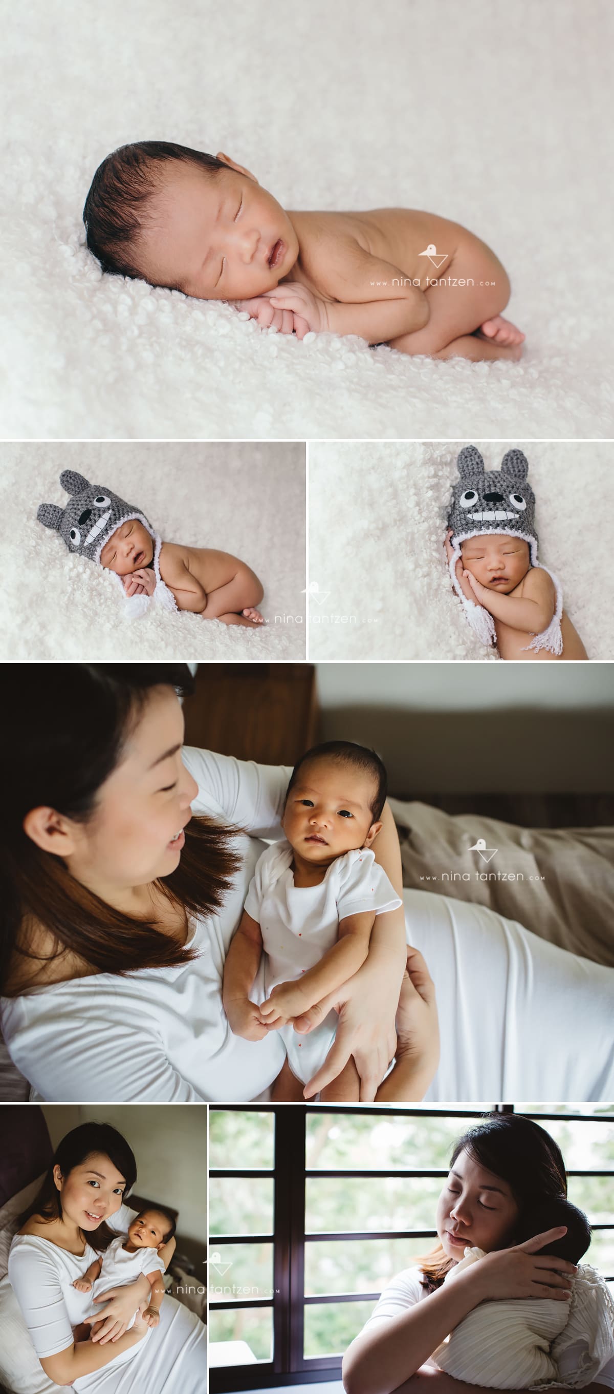professional newborn portraits by singapore photographer