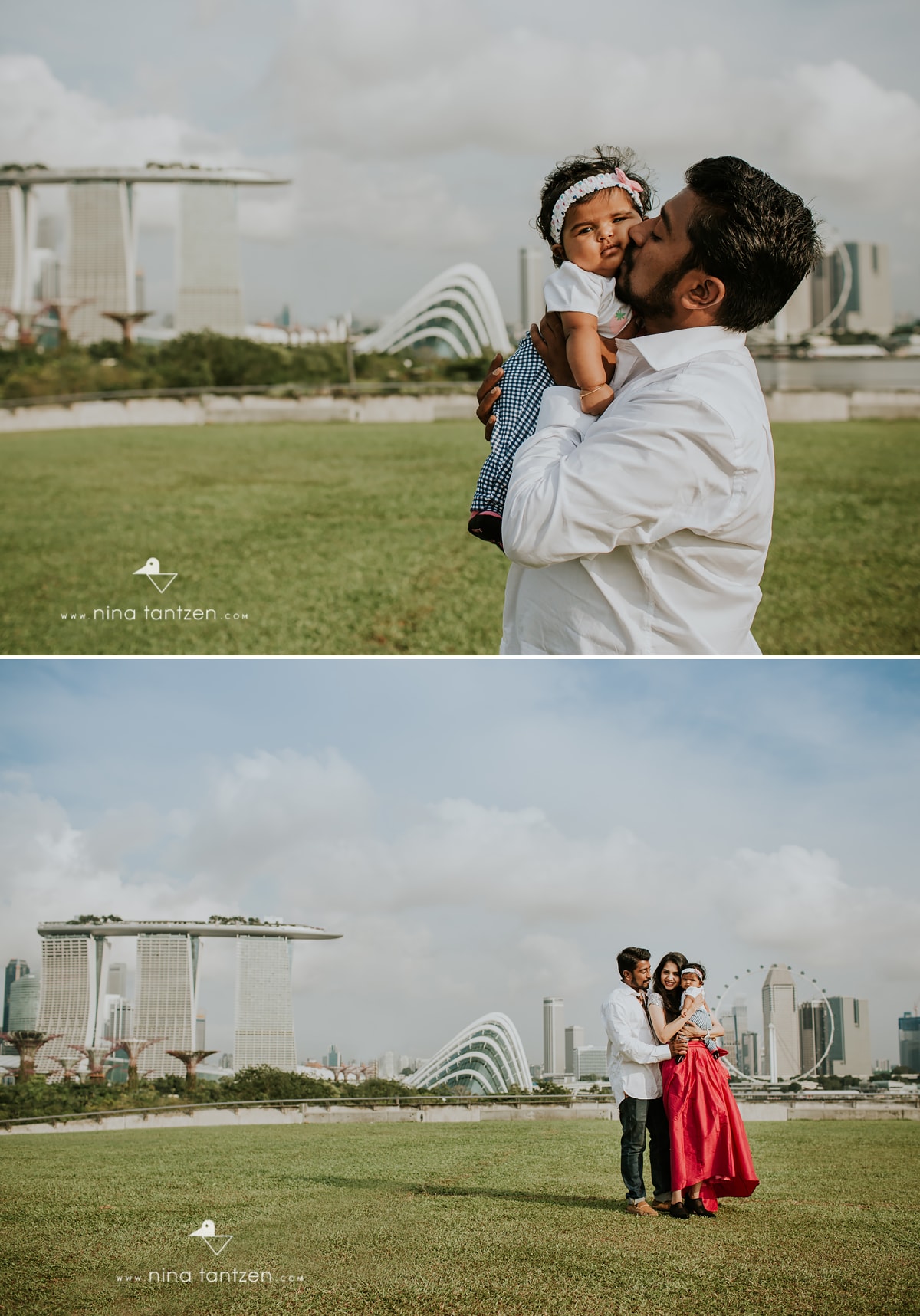 family portraits at marina barrage singapore