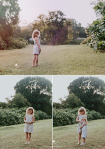 outdoor photo session with kids in singapore
