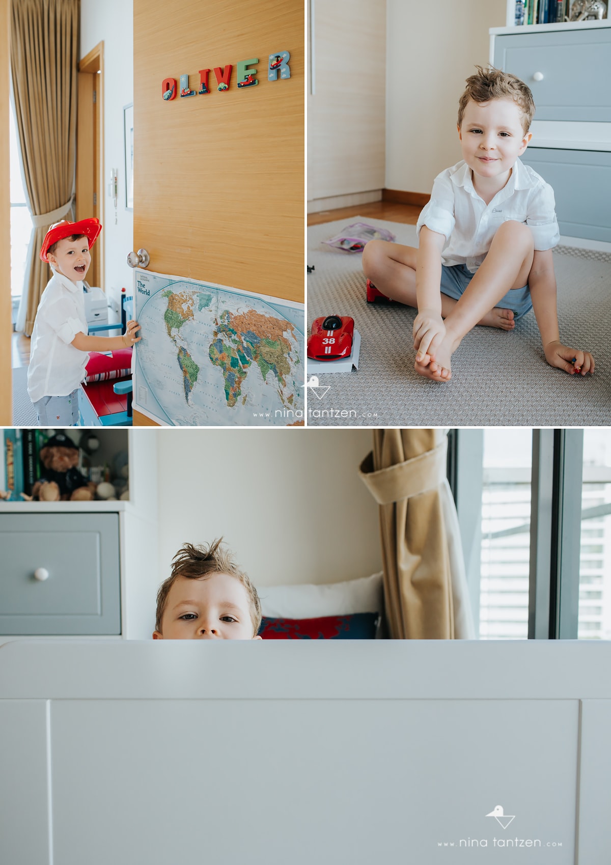 portraits of a boy in his room in singapore