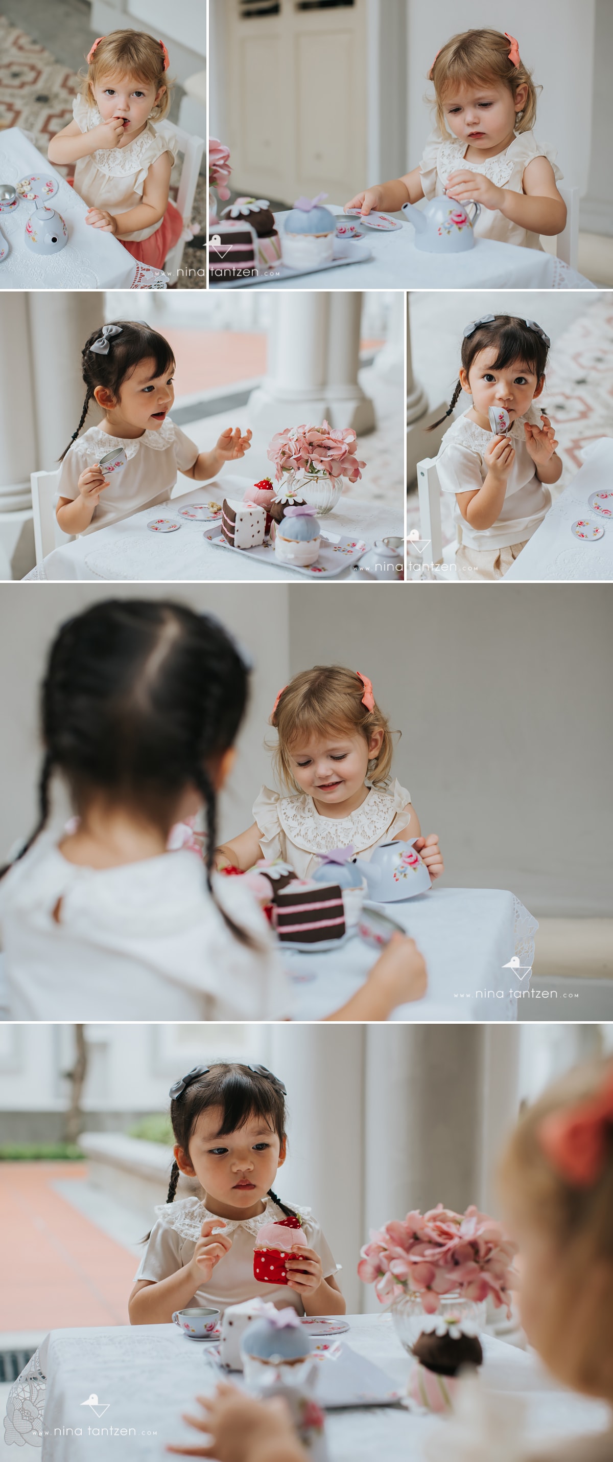 photo session with two toddler girls in singapore