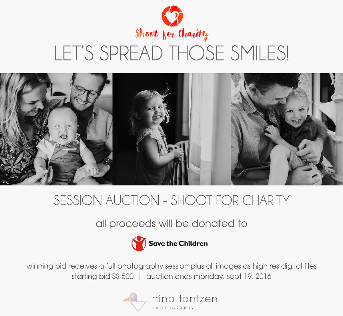 shoot for charity auction for a photo shoot in singapore