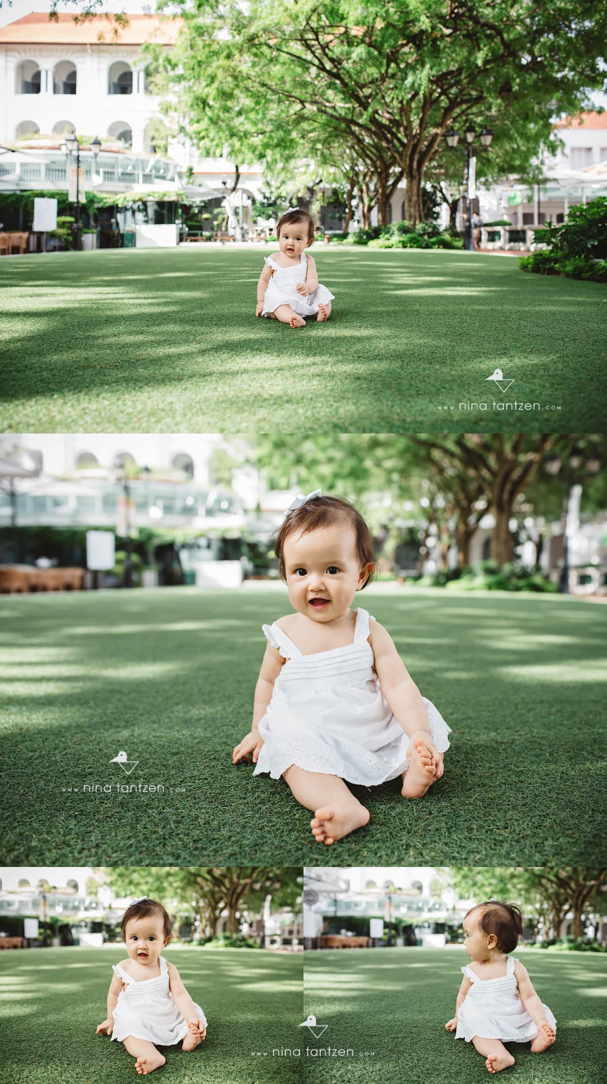 professional baby portraits outdoors in singapore
