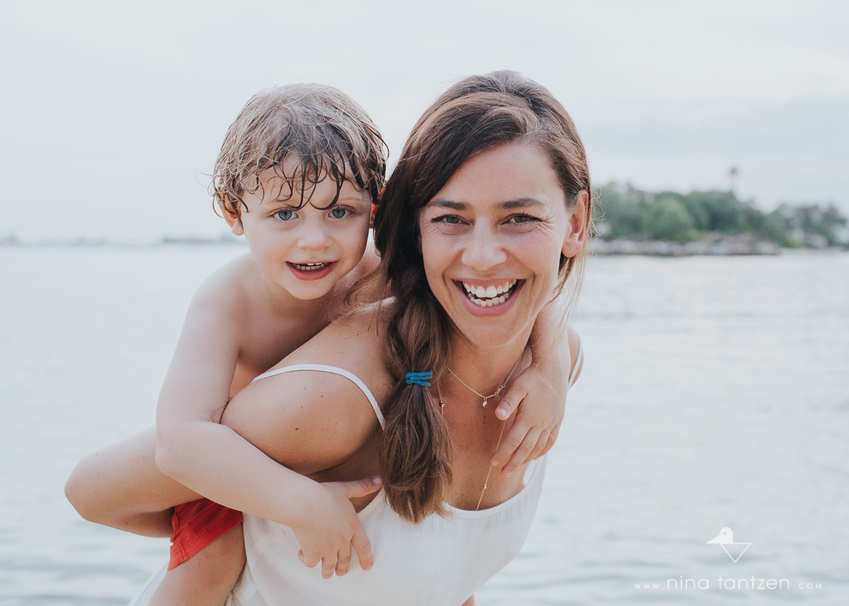 mother and son portrait in singapore