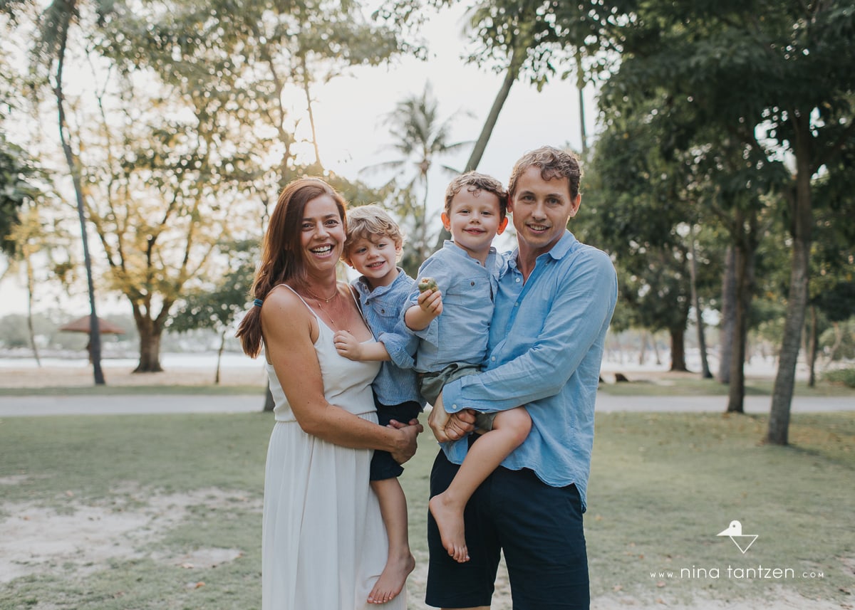 professional outdoor family portraits in singapore