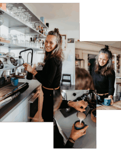 Personal Branding Portraits einer Cafe-Besitzerin