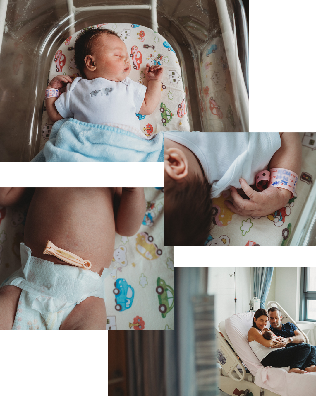 Neugeborenenfotos im Krankenhaus in Zürich